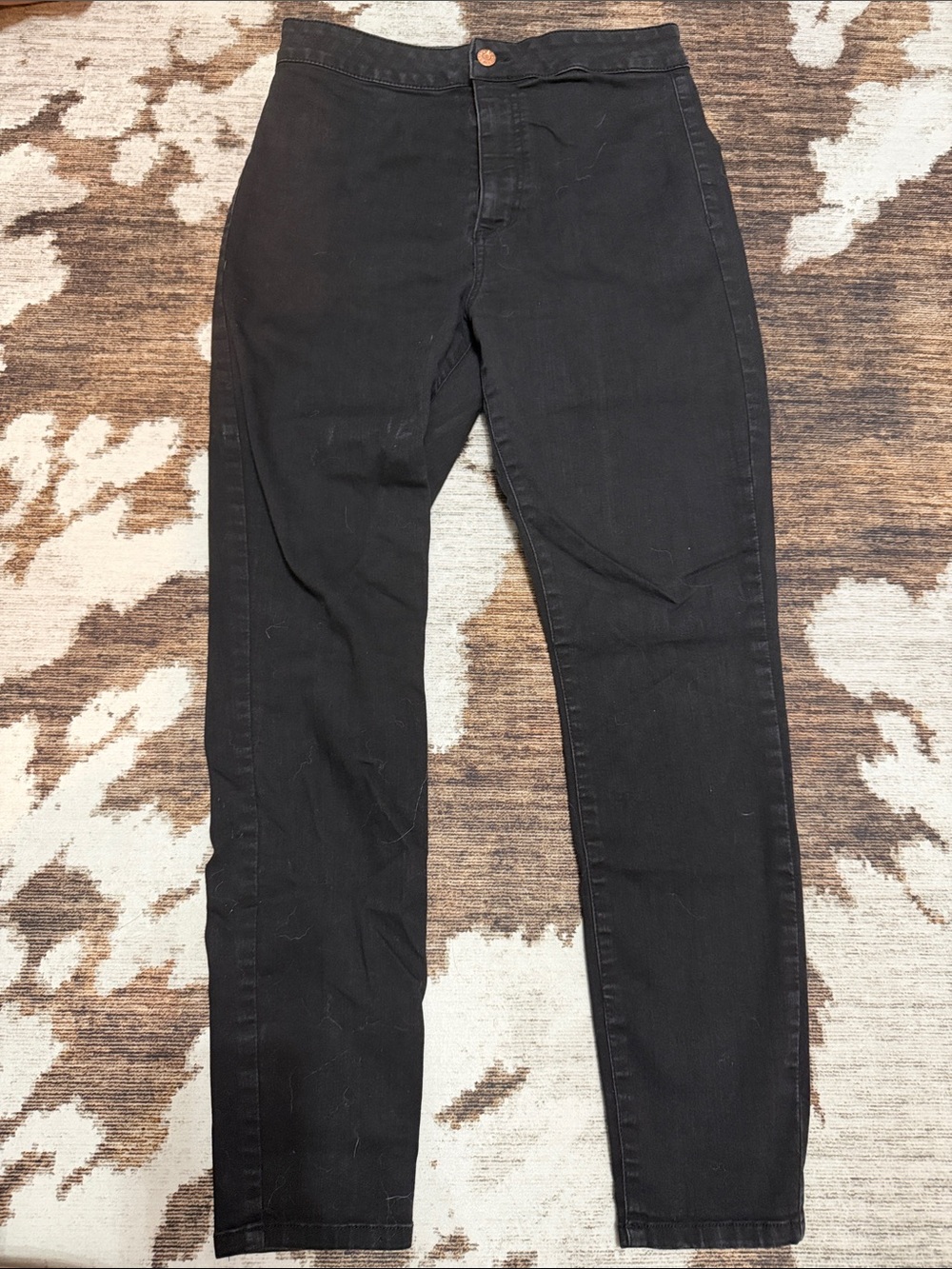 Guess Black High-Rise Skinny Stress Black Women’s Jeans